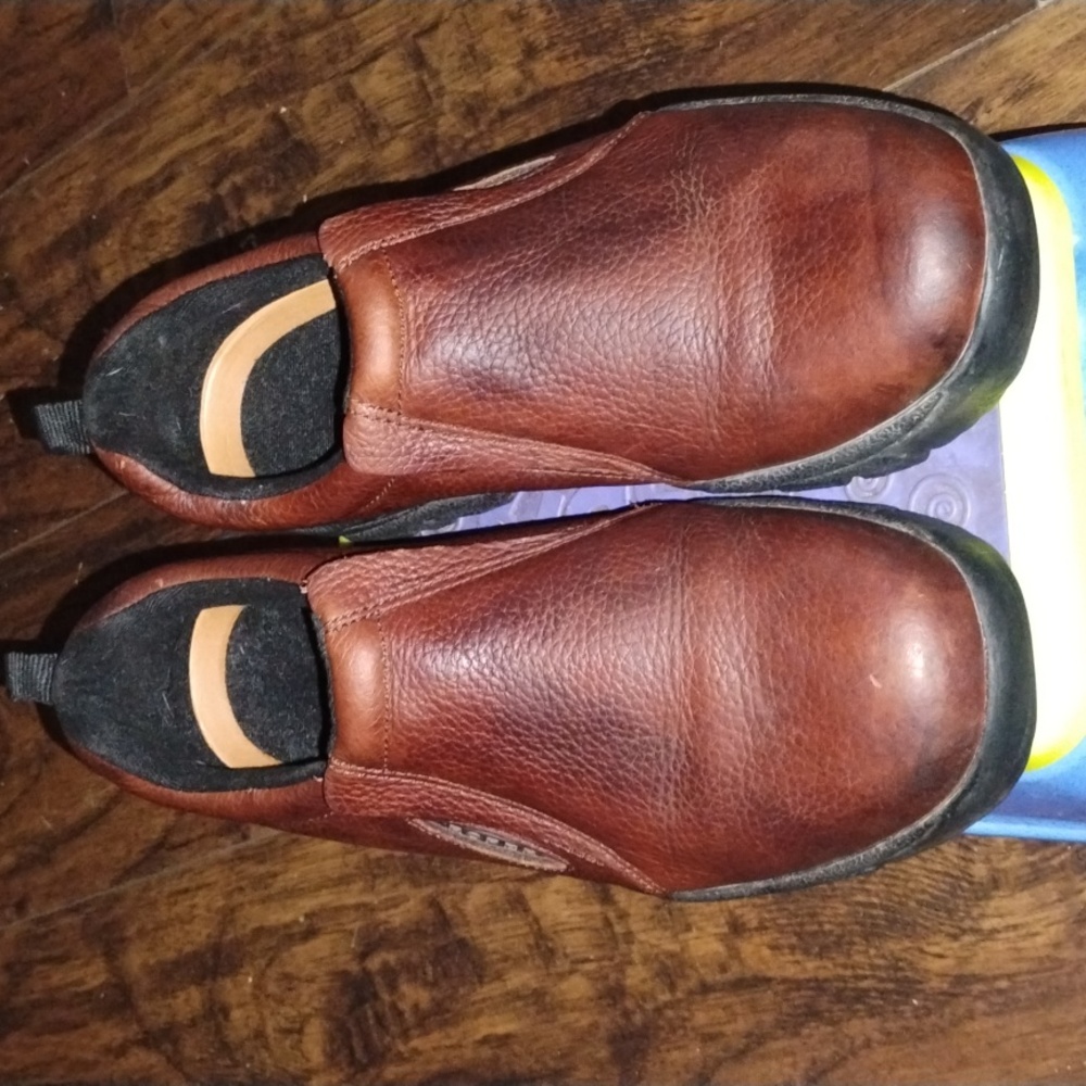 Roper Men's Rich Brown Leather Slip-Ons